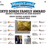 Intervento del presidente di Viva la Vita Edmonto Lucantonio all' 'ALBERTO SORDI FAMILY AWARD 2023'